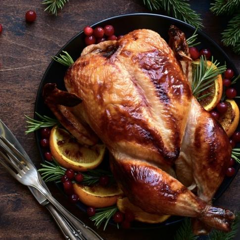 Turkey Size Christmas Dinner